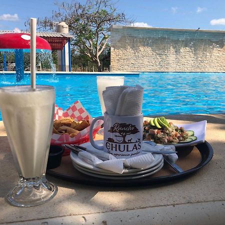 Ranch Las Chulas Hotel And Restaurant Puerto Morelos Exterior foto